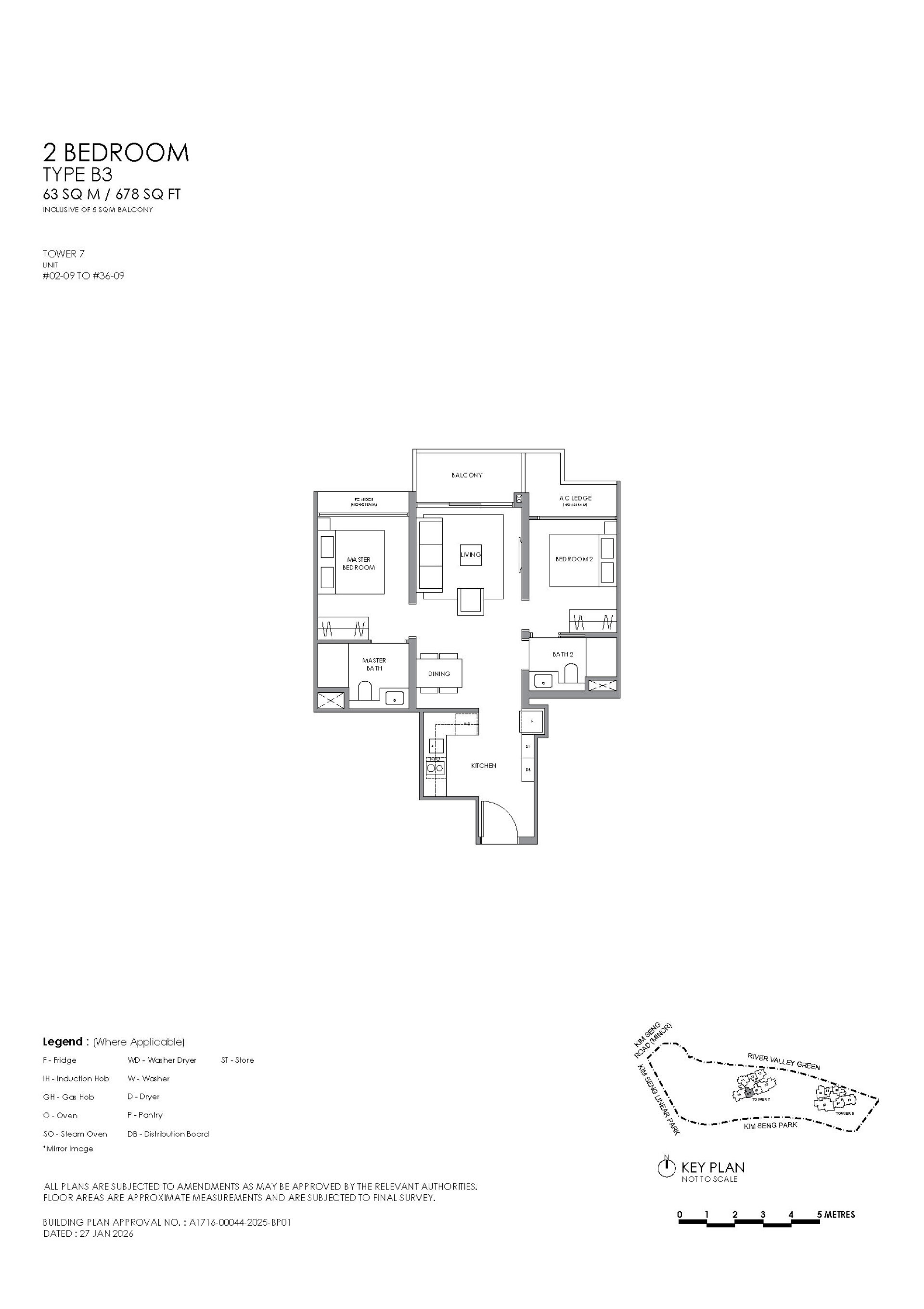 River Modern floorplan